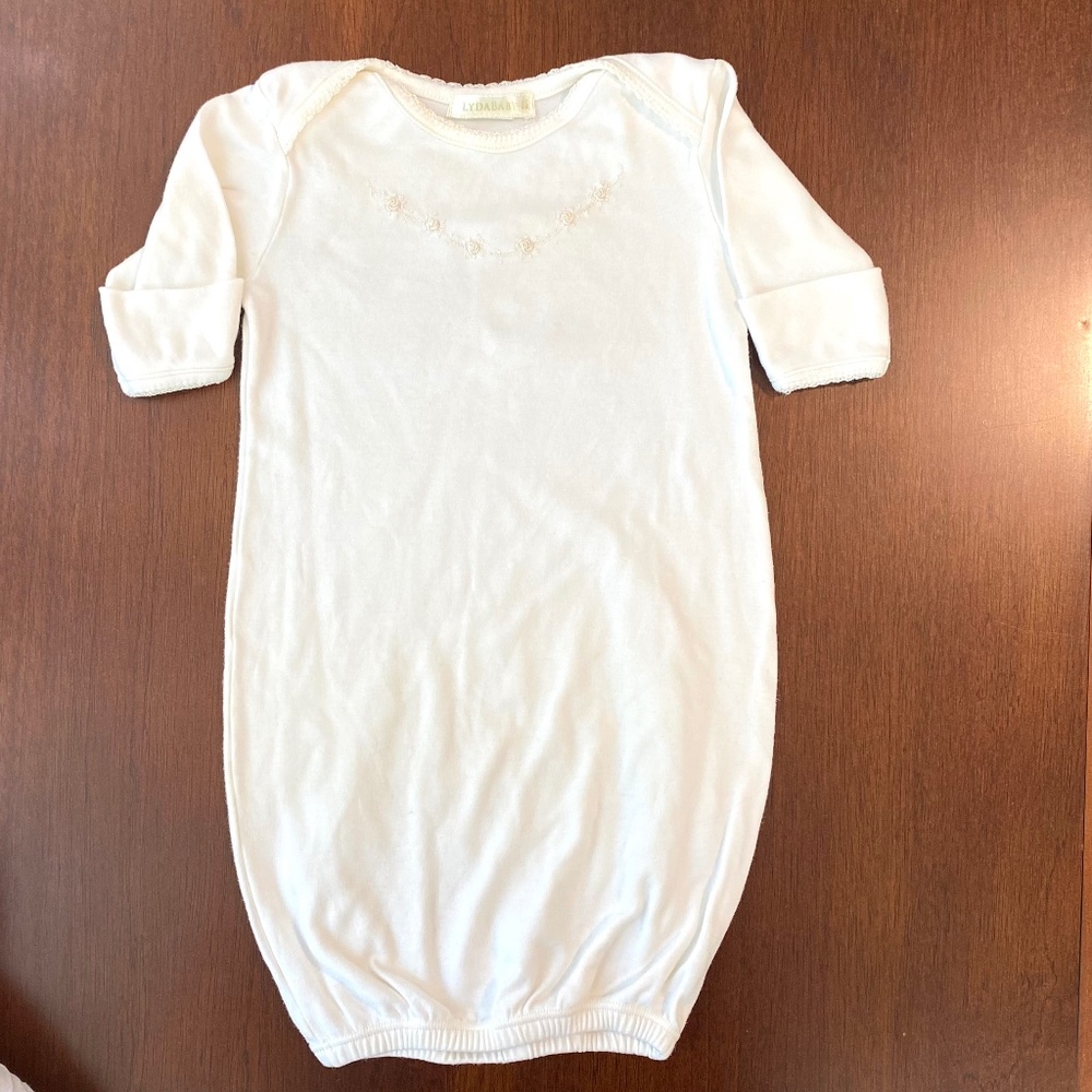 Lydababy LS Embroidered Baby Gown